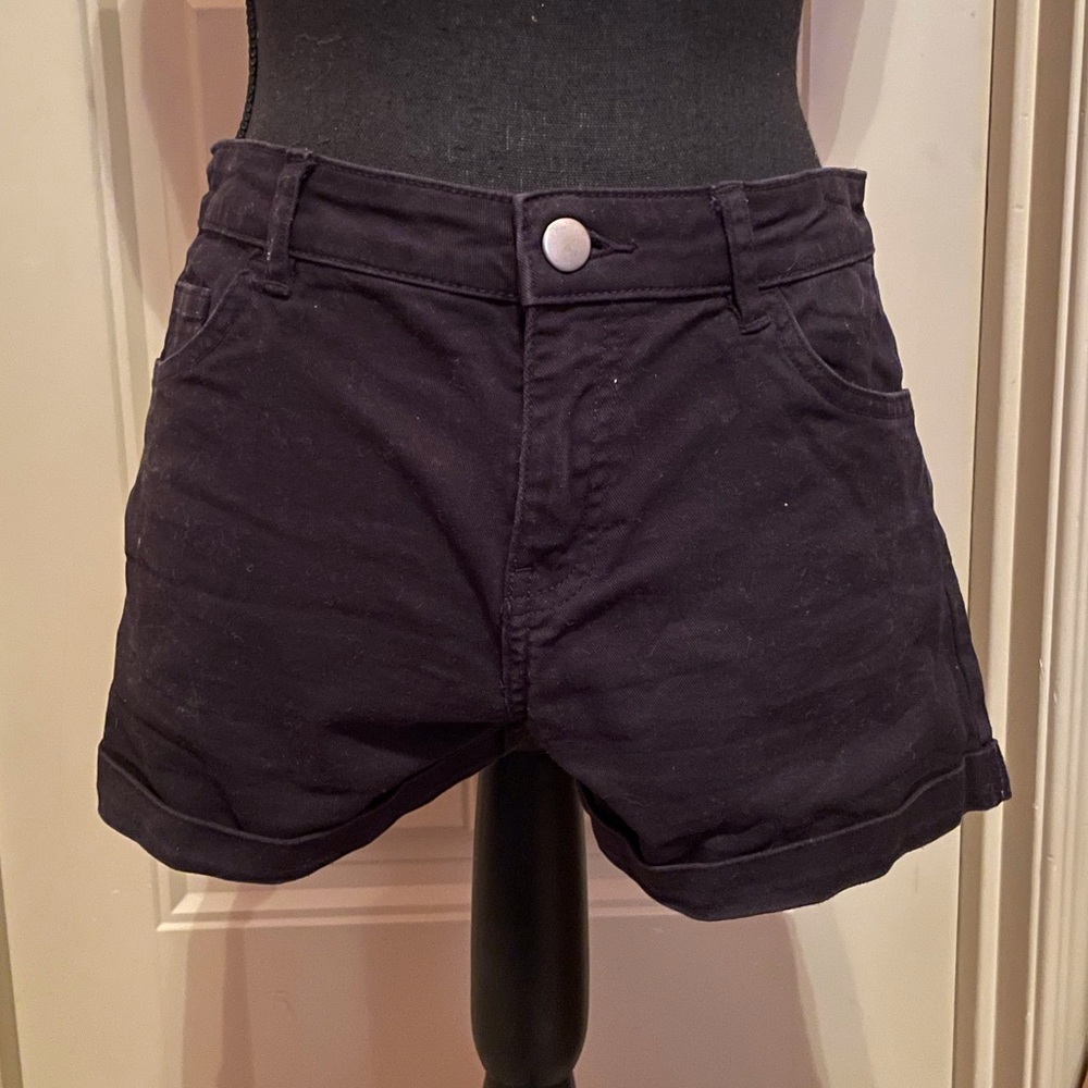 H&M Black Jean Shorts